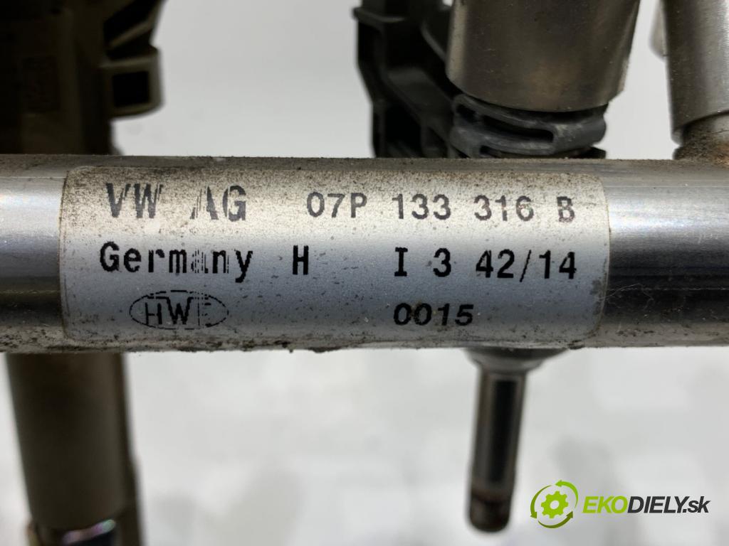 AUDI A8 D4 sedan 2015 368 kW 6.3 W12 quattro 6299 Lišta vstrekovacia INJEKCIA: 07P133316B