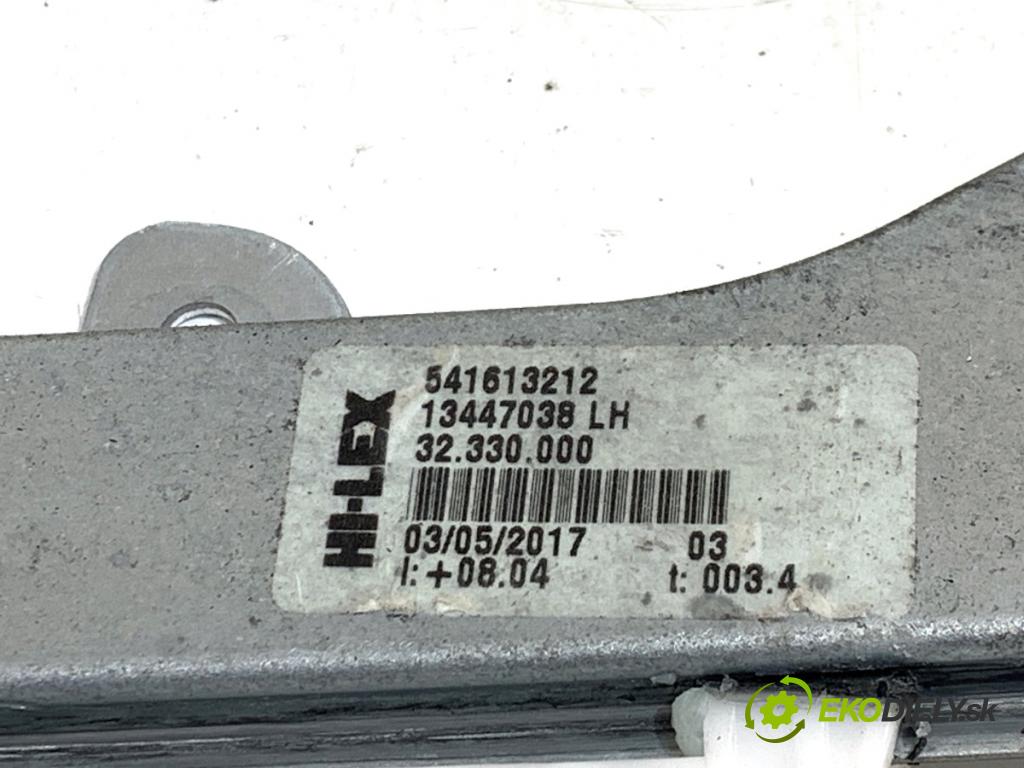 OPEL CORSA E liftback 2017 55 kW 1.4 (08, 68) 1398 mechanismus okna levý přední část 541613212