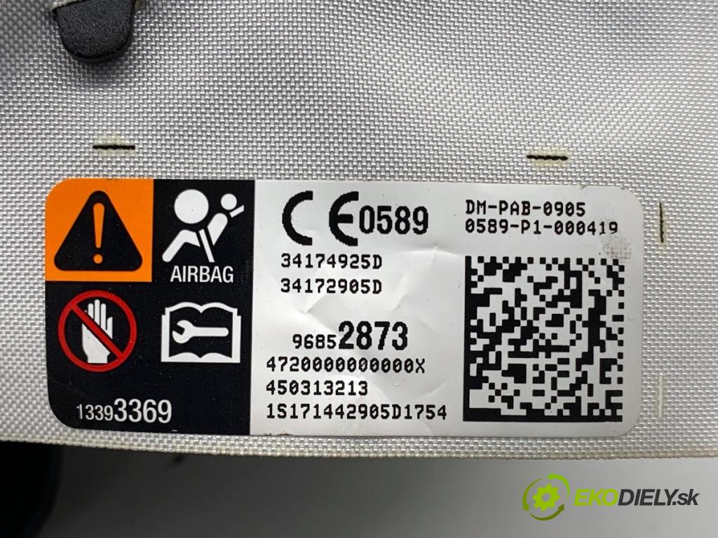 OPEL CORSA E liftback 2017 55 kW 1.4 (08, 68) 1398 AirBag spolujezdce 96852873 (Airbag)