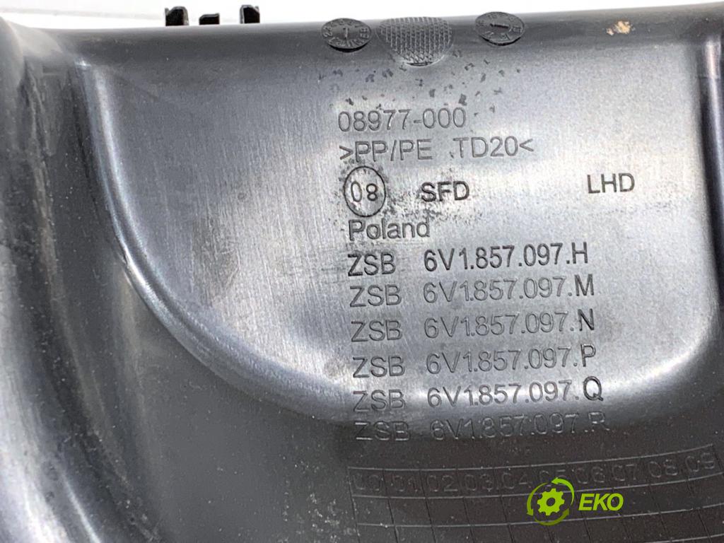 SKODA FABIA III Kombi 2020 44 kW 1.0 999 Priehradka, kastlík spolujazdca 6V1857097AE (Priehradka (kastlík))