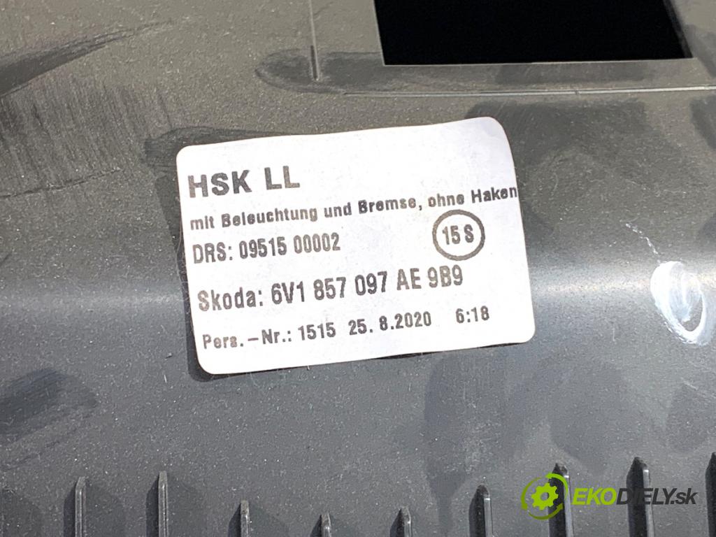 SKODA FABIA III Kombi 2020 44 kW 1.0 999 přihrádka kastlík spolujezdce 6V1857097AE (Přihrádka (kastlík))
