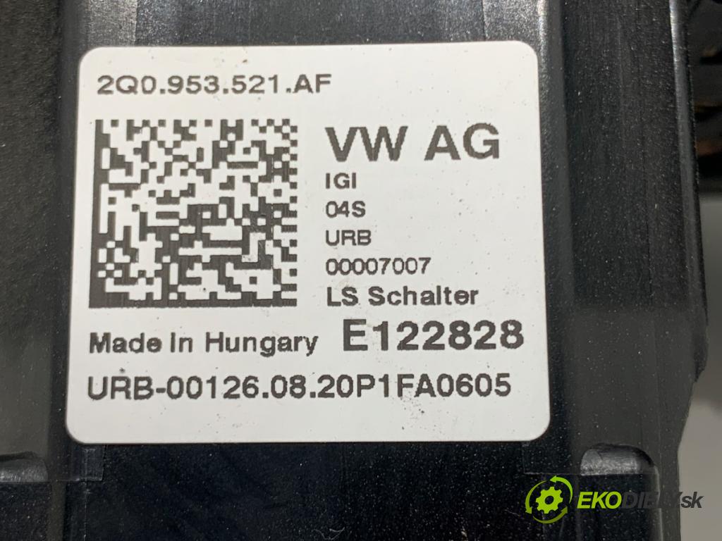 SKODA FABIA III Kombi 2020 44 kW 1.0 999 Prepínač kombinovaný 2Q0953521AF (Prepínacie páčky pod volantom)