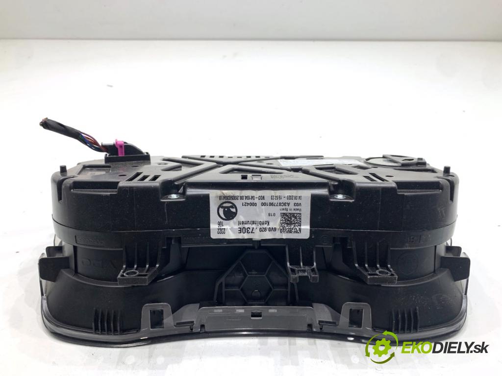 SKODA FABIA III Kombi 2020 44 kW 1.0 999 Prístrojovka 6V0920730E (Prístrojová doska)