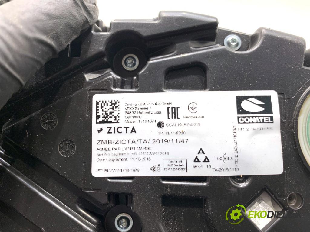 SKODA FABIA III Kombi 2020 44 kW 1.0 999 Prístrojovka 6V0920730E (Prístrojová doska)