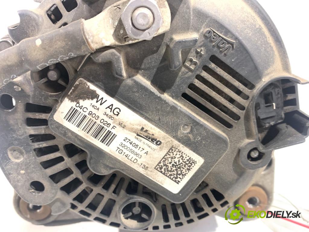 SKODA FABIA III Kombi 2020 44 kW 1.0 999 Alternátor 04C903026F (Alternátor)