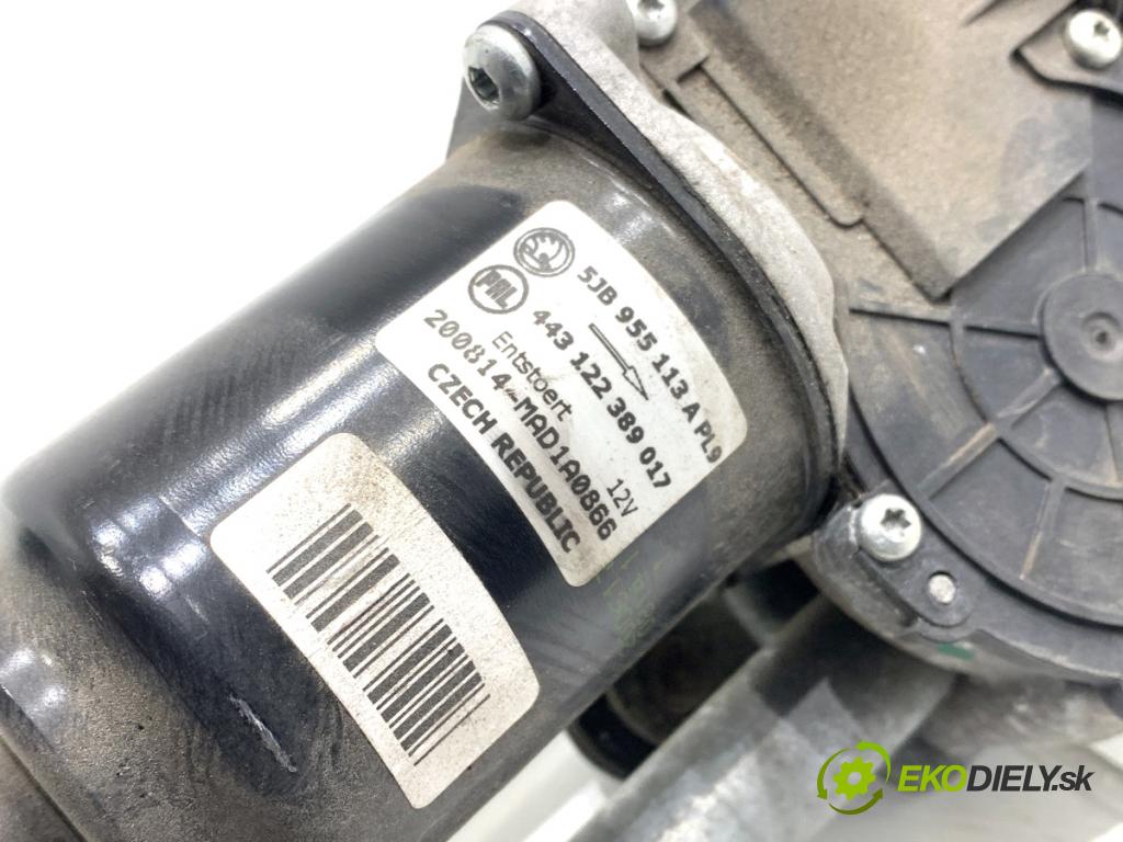 SKODA FABIA III Kombi 2020 44 kW 1.0 999 Mechanizmus stieračov predný 5JB955113A (Motorček stieračov predný)