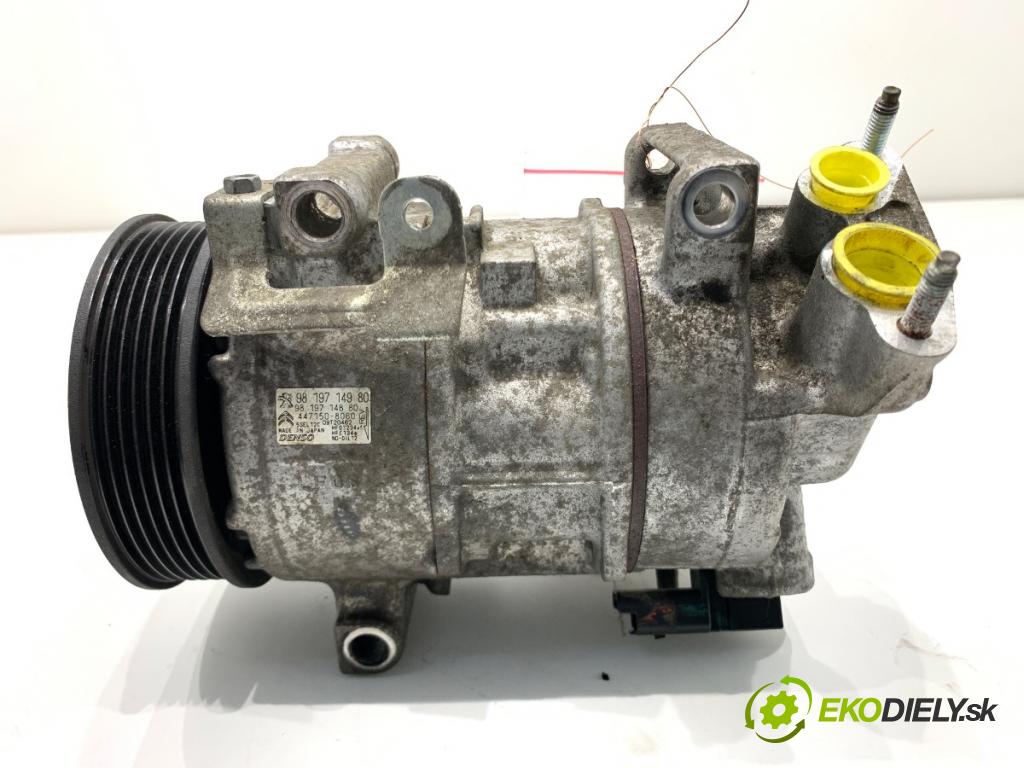 CITROEN C4 II liftback 2017 81 kW 1.2 THP 110 1199 kompresor klimatizace 9819714980 (Kompresor klimatizace)