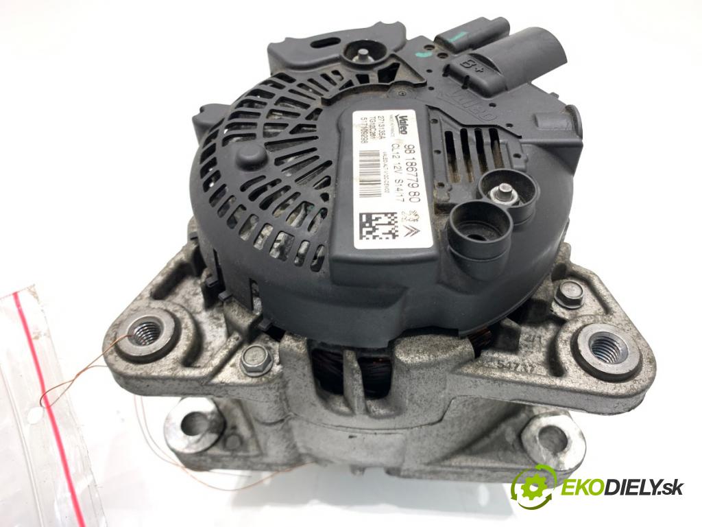 CITROEN C4 II liftback 2017 81 kW 1.2 THP 110 1199 Alternátor 9818677980 (Alternátor)