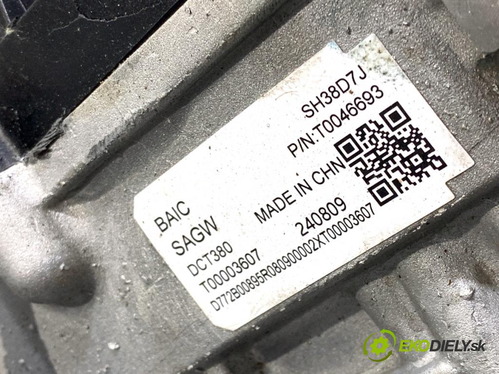 BAIC X75 SUV 2024 138 kW DCT 1498 Prevodovka DCT380 (Prevodovka)