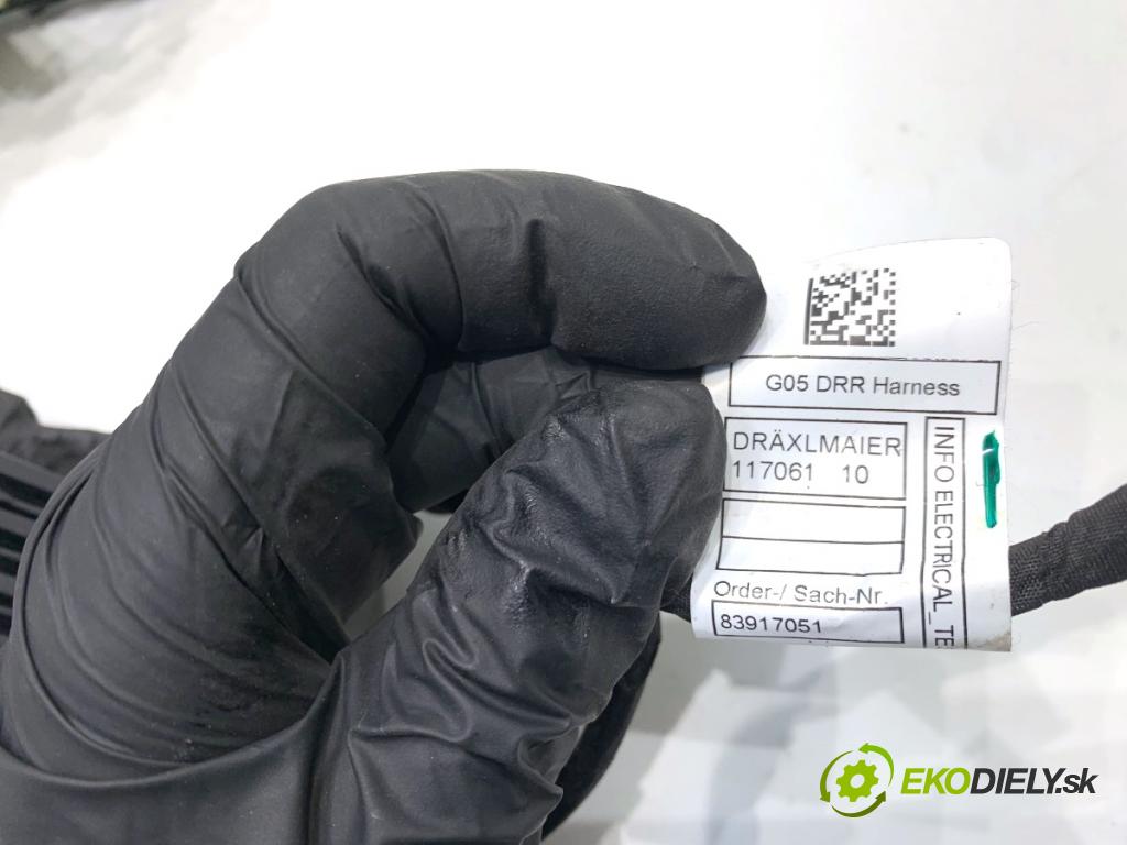 BMW G05 SUV 2020 294 kW xDrive M 50 d 2993 káblovačka dveře zadní část pravý 8779817