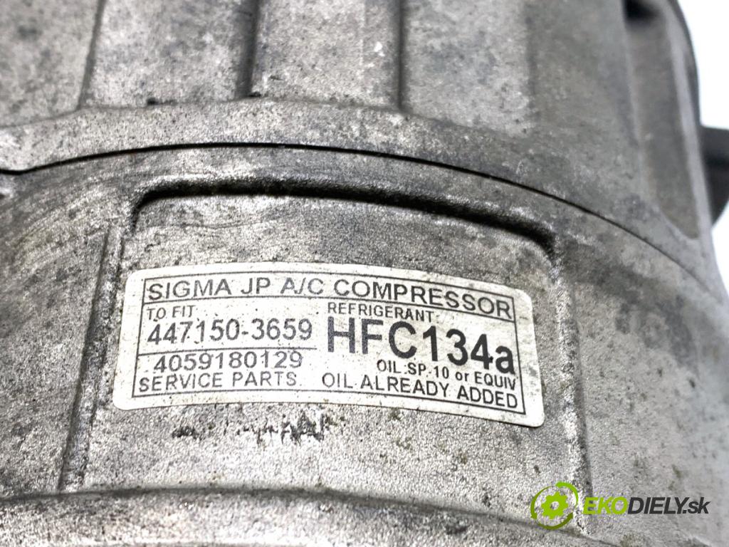AUDI A3 8P liftback 2006 100 kW 2.0 TDI 1968 kompresor klimatizace 447150-3659 (Kompresor klimatizace)