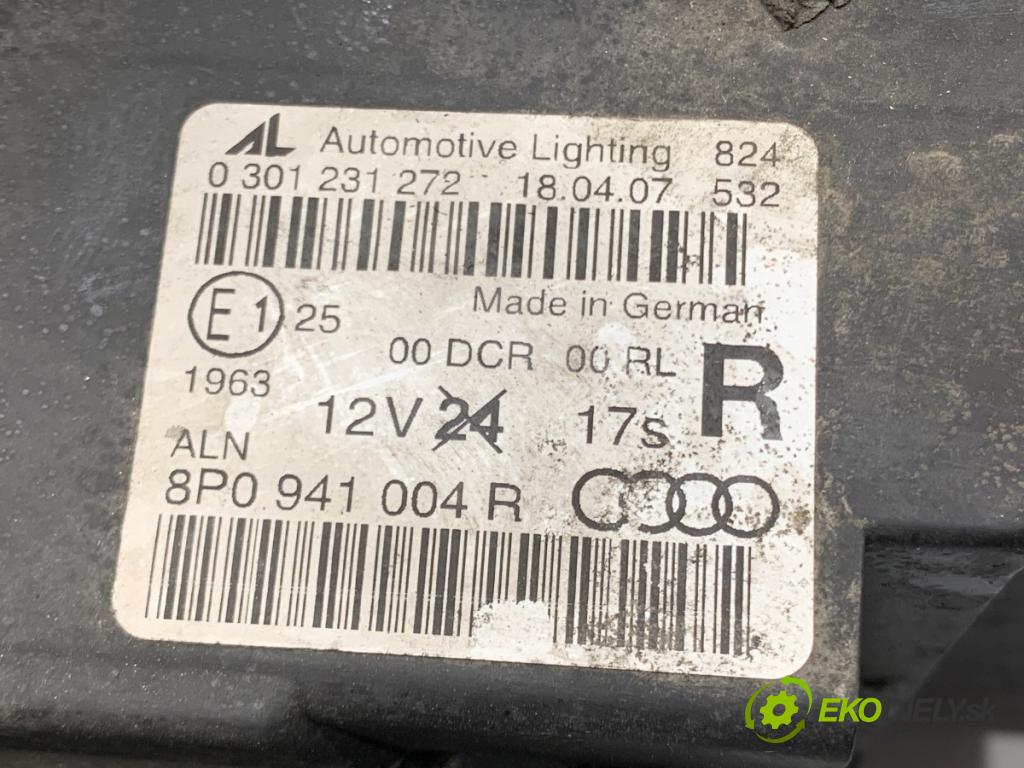 AUDI A3 8P liftback 2006 100 kW 2.0 TDI 1968 Svetlomet pravy predný XENON 8P0941004R