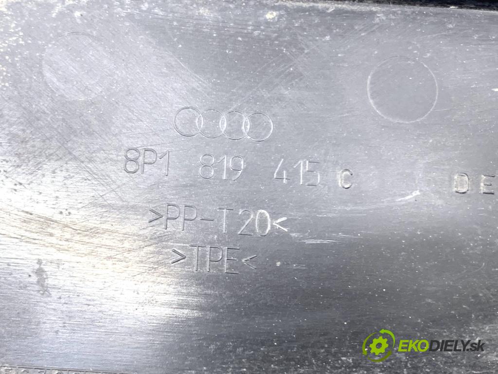 AUDI A3 8P liftback 2006 100 kW 2.0 TDI 1968 Torpédo, plast pod čelné okno 8P1819415C 8P0955988C (Torpédo (plast pod čelným sklom))