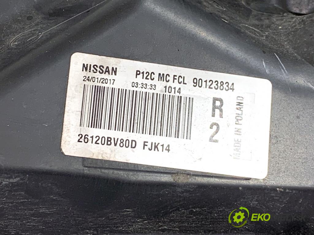NISSAN JUKE F15 SUV 2017 86 kW 1.6 1598 světlomet pravý přední část 26120BV80D