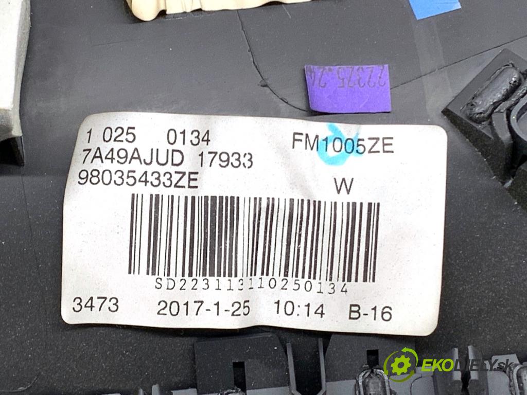 PEUGEOT 508 I sedan 2017 133 kW 2.0 BlueHDi 180 1997 čalúnenie Dvere ľavy predný