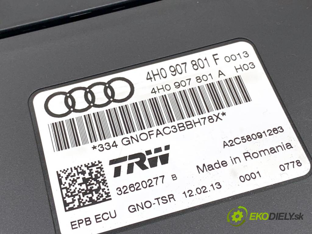 AUDI A6 C7 Kombi 2013 130 kW 2.0 TDI 1968 modul brzdy ruční brzdy 4H0907801F