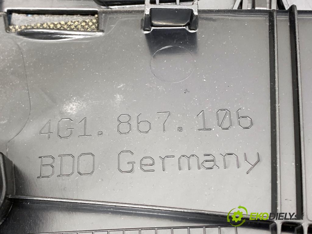 AUDI A6 C7 Kombi 2013 130 kW 2.0 TDI 1968 čalúnenie Dvere pravy predný
