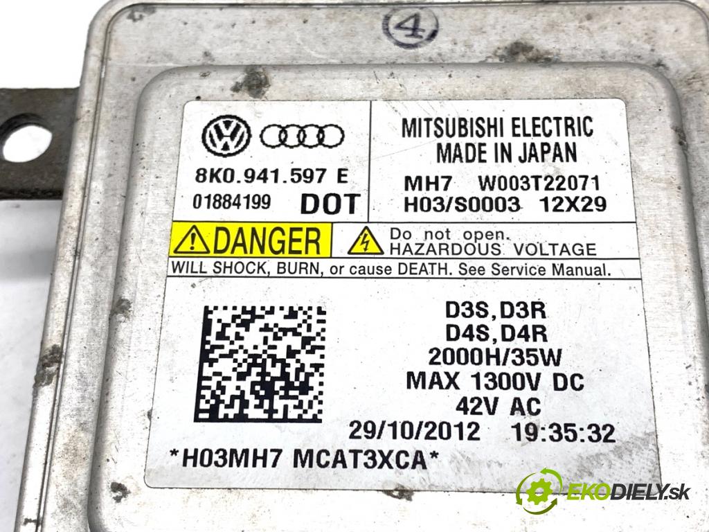 AUDI A6 C7 Kombi 2013 130 kW 2.0 TDI 1968 měnič XENON 8K0941597E (Řídící jednotka xenonu)