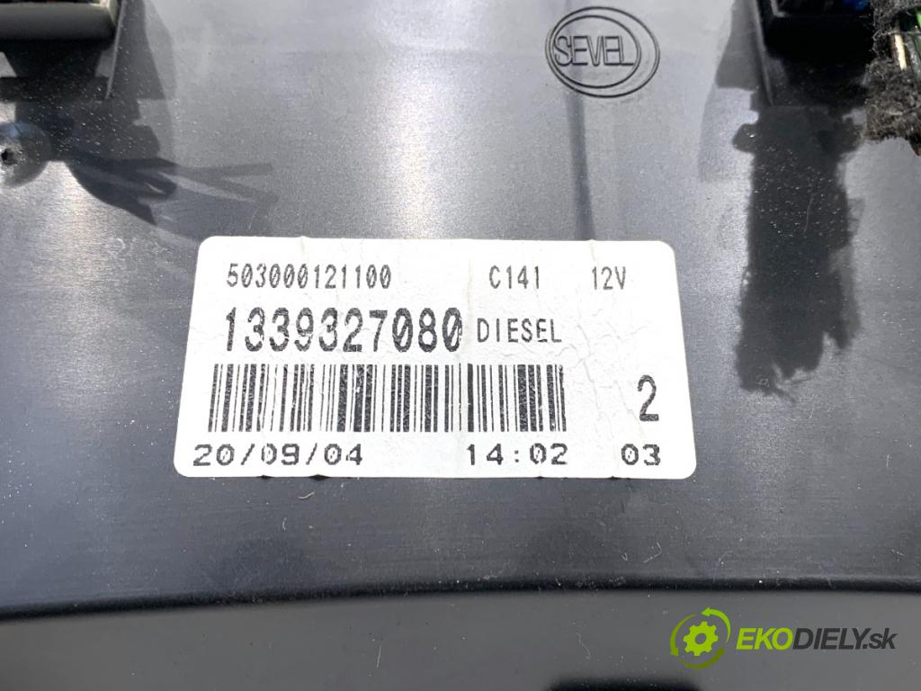 FIAT DUCATO II Platforma / podwozie 2004 94 kW 2.8 JTD 2798 Prístrojovka 1339327080 (Prístrojová doska)
