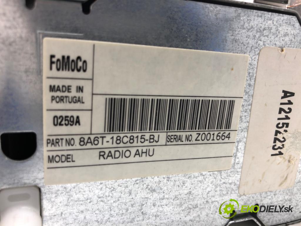 FORD FIESTA MK7 liftback 2009 60 kW 1.25 1242 RADIO 8A6T-18C815-BJ (Audio zariadenie)