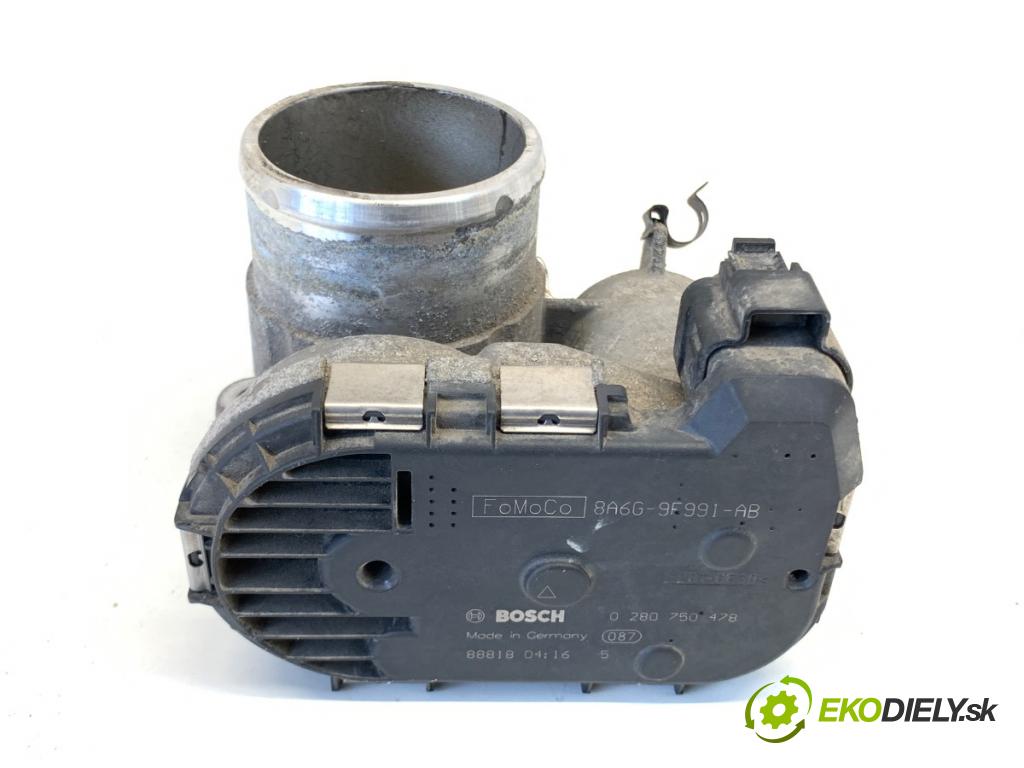 FORD FIESTA MK7 liftback 2009 60 kW 1.25 1242 škrtíci klapka 8A6G-9F991-AB (Škrticí klapka)