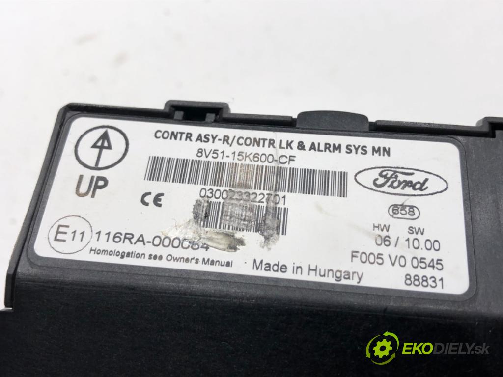 FORD FIESTA MK7 liftback 2009 60 kW 1.25 1242 modul komfortu 8V51-15K600-CF (Komfortní modul)