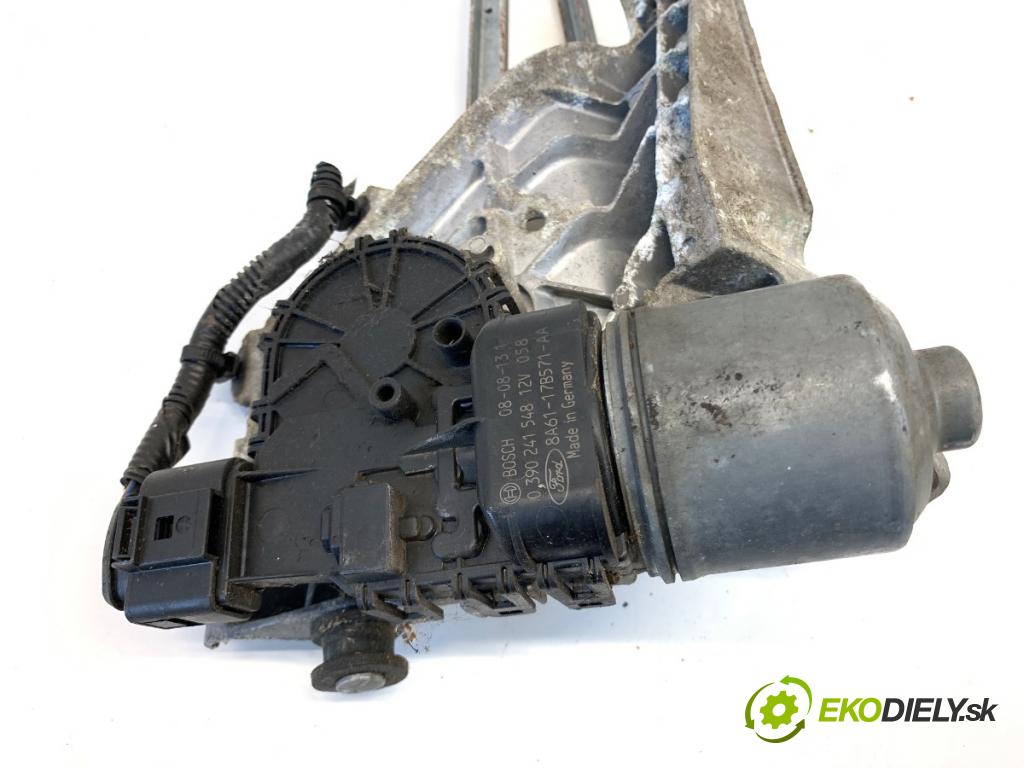 FORD FIESTA MK7 liftback 2009 60 kW 1.25 1242 mechanismus stěračů přední část 8A61-17500-AB (Motorek stěračů přední)
