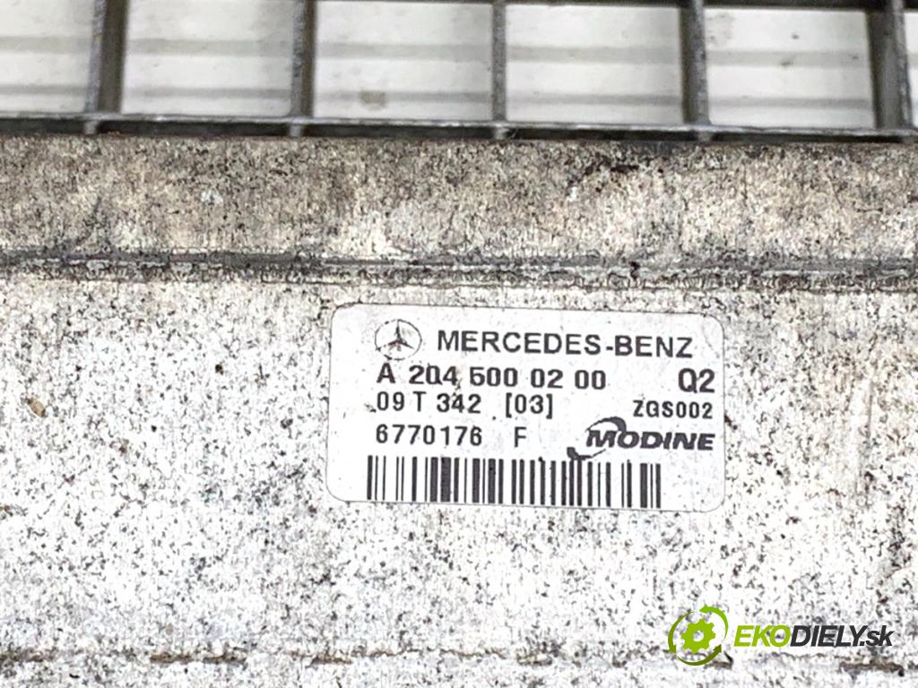 MERCEDES-BENZ W212 sedan 2010 170 kW E 350 CDI (212.025) 2987 intercooler A2045000200 (Intercooler (chladič nasávaného vzduchu))