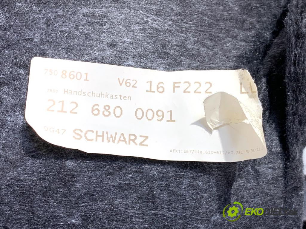 MERCEDES-BENZ W212 sedan 2010 170 kW E 350 CDI (212.025) 2987 Priehradka, kastlík spolujazdca A2126800291 (Priehradka (kastlík))