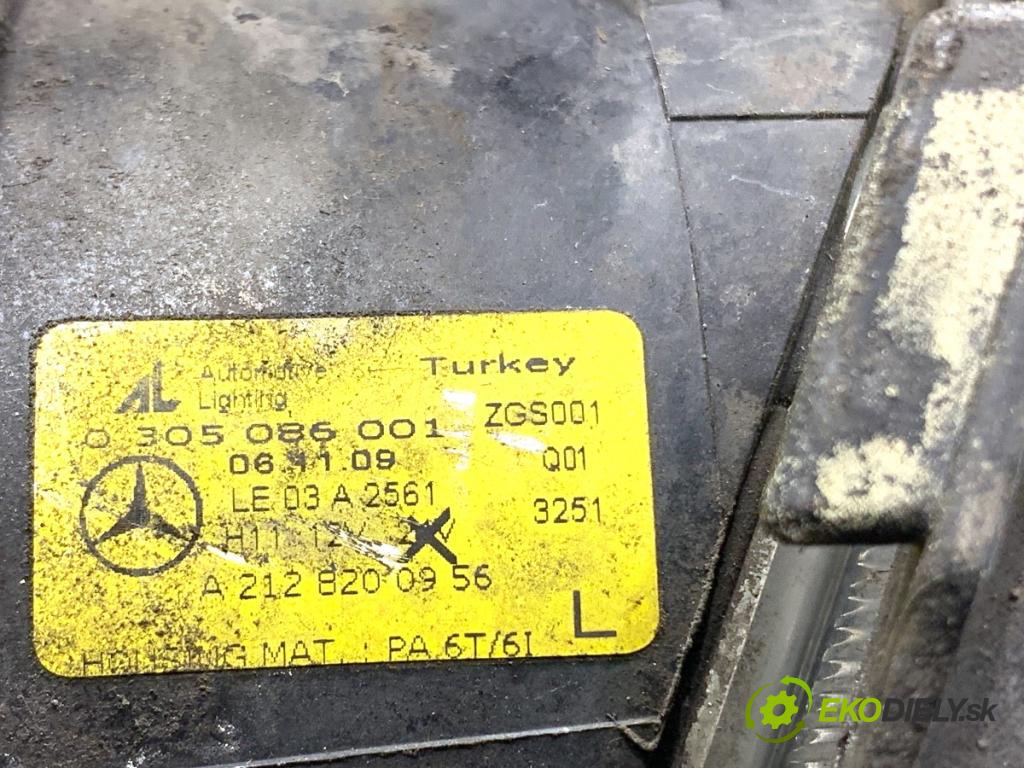 MERCEDES-BENZ W212 sedan 2010 170 kW E 350 CDI (212.025) 2987 Hmlové svetlo, hmlovka ľavy predný A2128200956 A2128850823