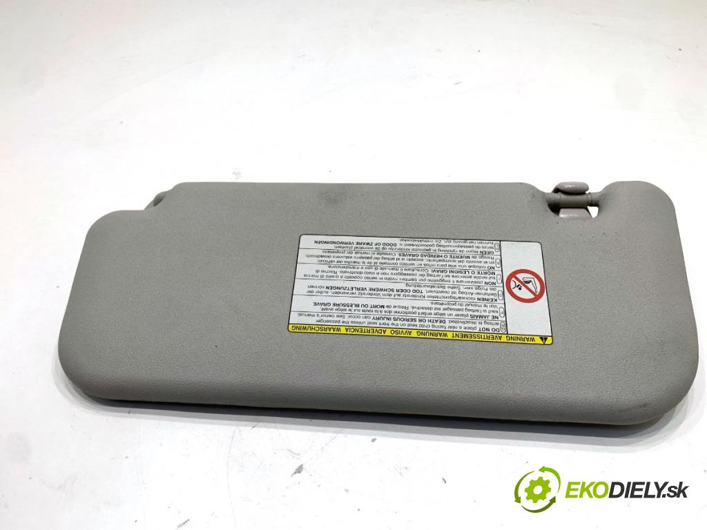 TOYOTA YARIS III liftback 2011 73 kW 1.3 (NSP130_) 1329 Clona slnečná pravy