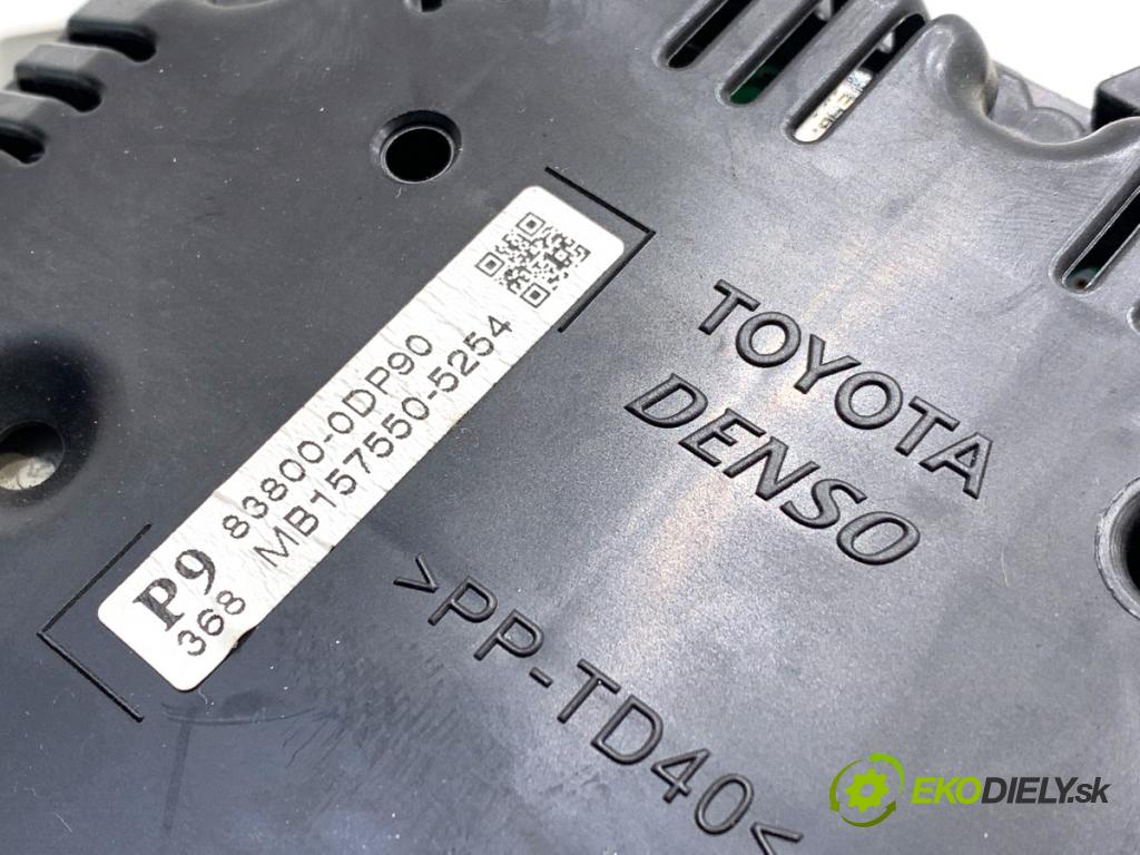TOYOTA YARIS III liftback 2011 73 kW 1.3 (NSP130_) 1329 Prístrojovka 83800-0DP90 (Prístrojová doska)