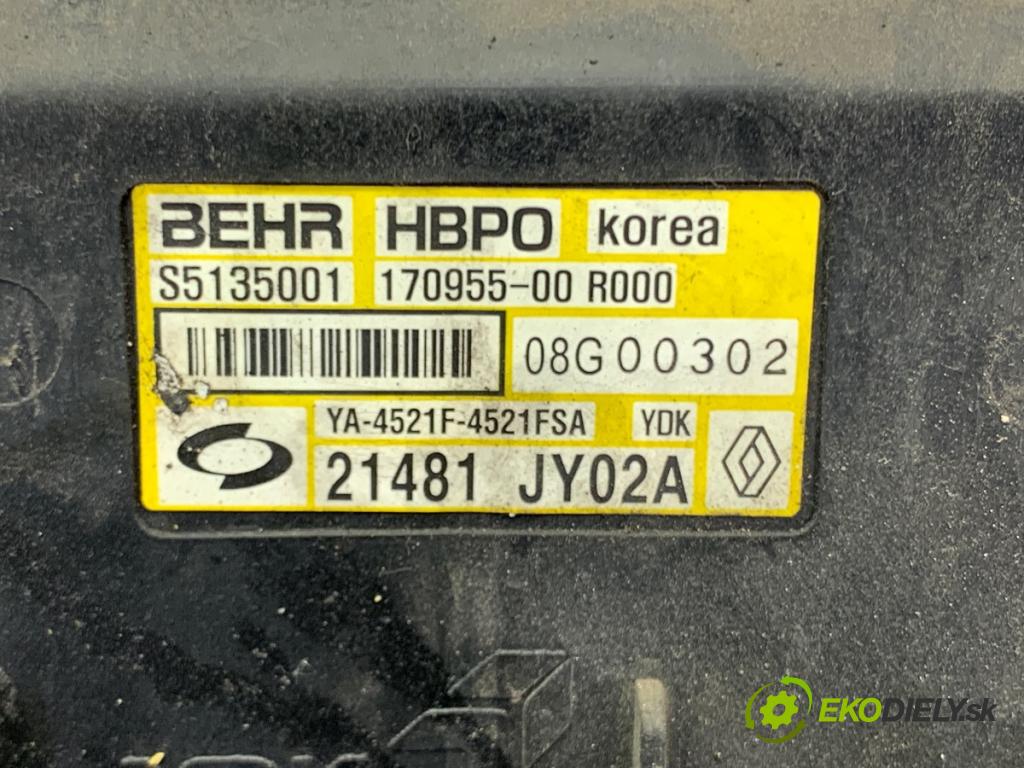 RENAULT KOLEOS I SUV 2008 110 kW 2.0 dCi 4x4 (HY0K) 1995 Ventilátor chladiča 21481JY02A (Ventilátor)