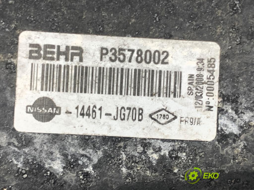 RENAULT KOLEOS I SUV 2008 110 kW 2.0 dCi 4x4 (HY0K) 1995 intercooler 14461-JG70B P3578002 (Intercooler (chladič nasávaného vzduchu))