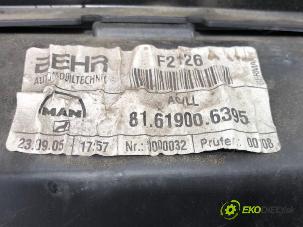 MAN TGA Ciągnik siodłowy 2004 316 kW 18.430 316 kW [430 KM] olej napędowy 2004 - 2022 10518 Výhrevné teleso, radiátor kúrenia 81619006395 (Radiátor kúrenia)