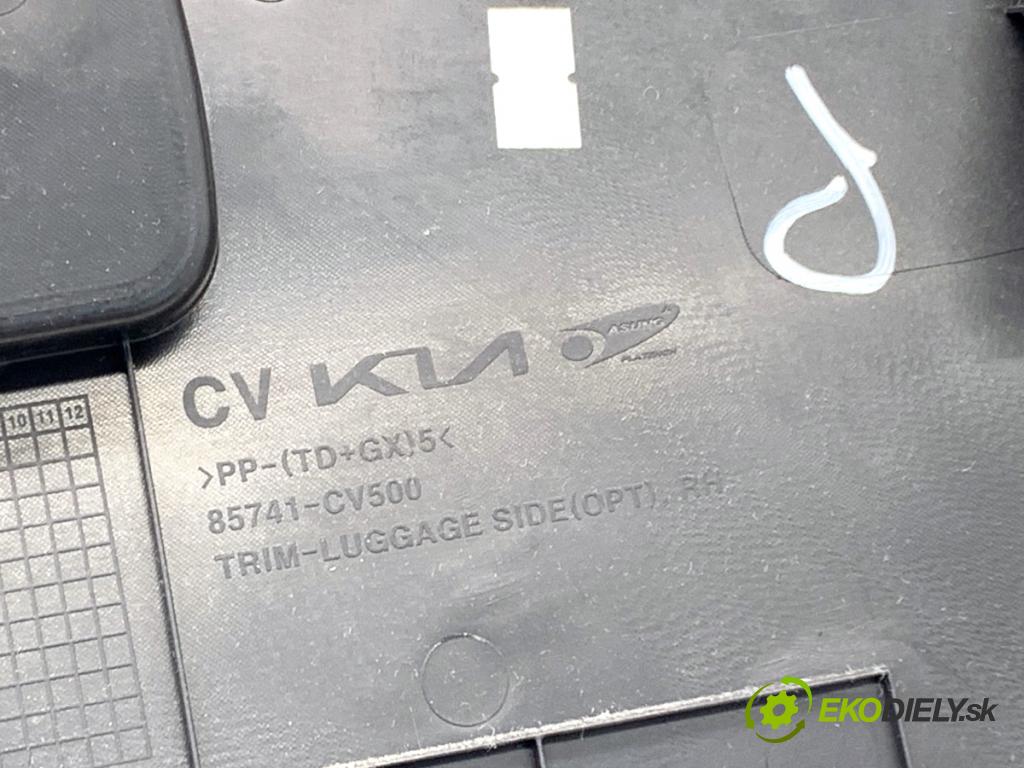 KIA EV6 liftback 2022 239 kW 77 AWD čalúnenie kufra pravy 85741-CV500