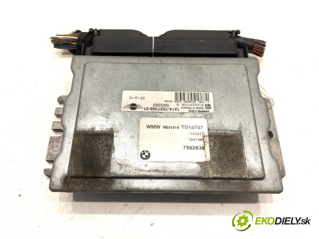 MINI R50 R53 liftback 2006 125 kW Cooper S 1598 riadiaca jednotka Motor 7557395 (Riadiaca jednotka)