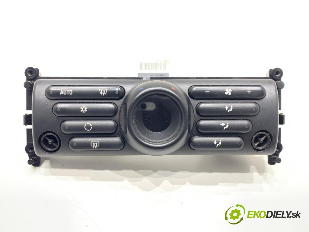 MINI R50 R53 liftback 2006 125 kW Cooper S 1598 Panel ovládania kúrenia 6962469 (Prepínacie páčky pod volantom)