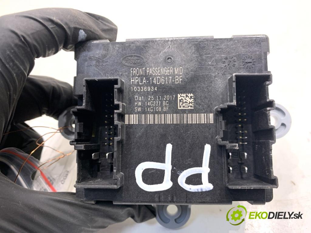 JAGUAR XF II Kombi 2018 177 kW 2.0 D AWD 1999 Modul Dvere predný pravy HPLA-14D617-BF