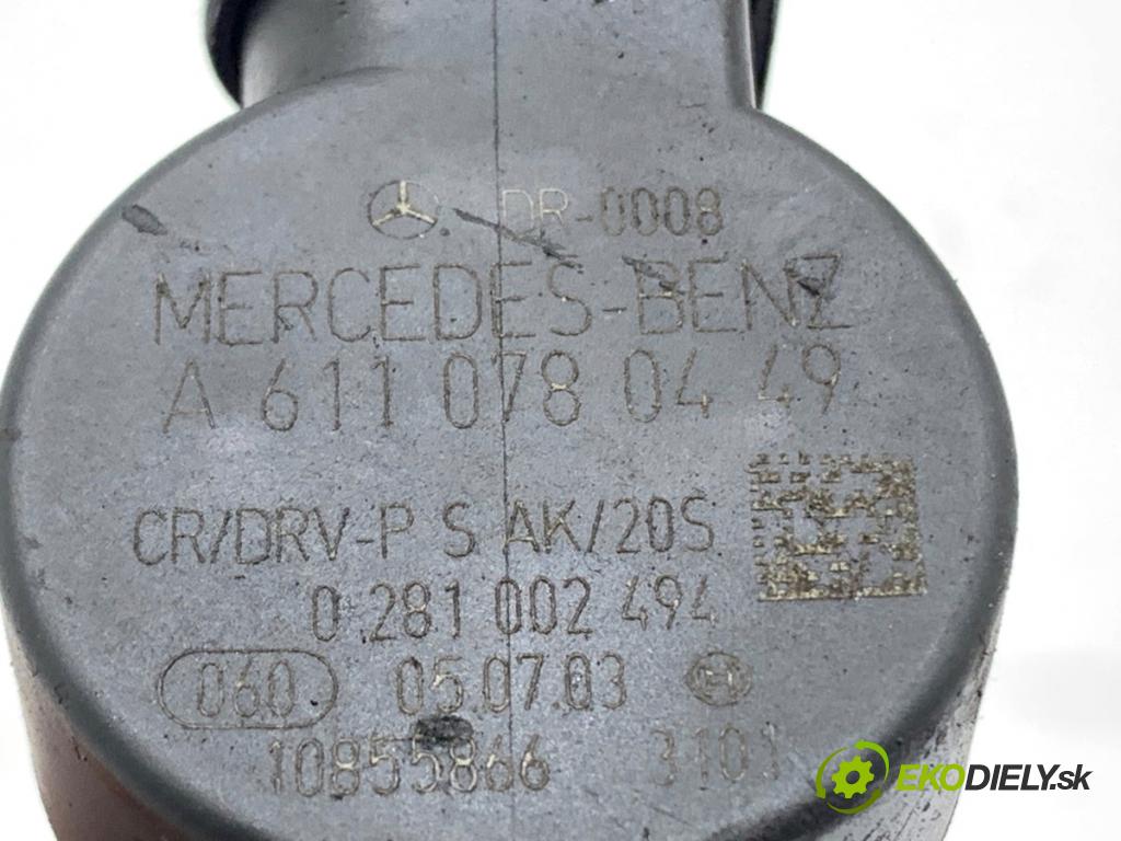 MERCEDES-BENZ S211 Kombi 2003 110 kW E 220 T CDI (211.206) 2148 Regulátor tlaku paliva A6110780449 (Palivový systém ostatné)