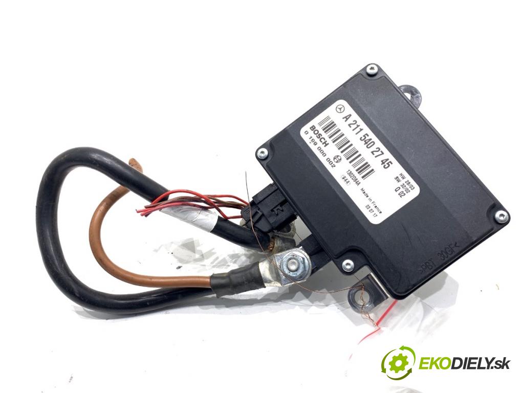 MERCEDES-BENZ S211 Kombi 2003 110 kW E 220 T CDI (211.206) 2148 Modul akumulátora A2115402745