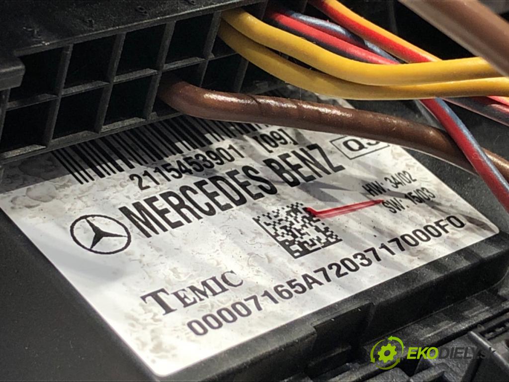 MERCEDES-BENZ S211 Kombi 2003 110 kW E 220 T CDI (211.206) 2148 Modul BSI 2115453901 (Poistková skrinka)