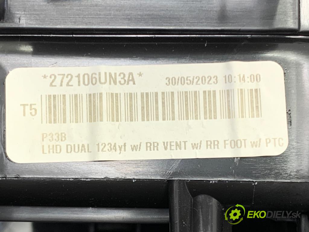NISSAN QASHQAI J12 SUV 2023 116 kW 1.3 DIG-T 1332 topné těleso radiátor topení KOMBAJN 272106UN3A