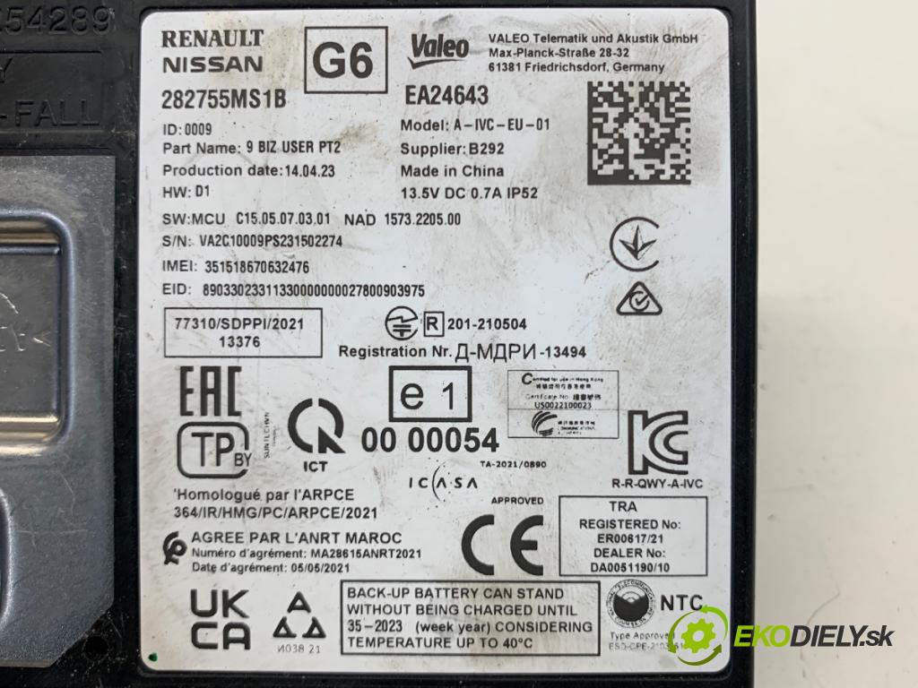 NISSAN QASHQAI J12 SUV 2023 116 kW 1.3 DIG-T 1332 Modul SOS 282755MS1B