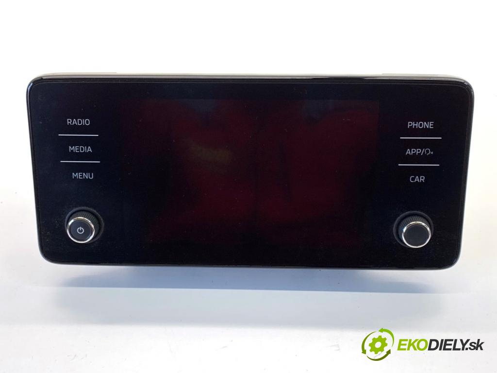 SKODA KAMIQ SUV 2020 110 kW 1.5 TSI 1495 RADIO Displej 654035871B