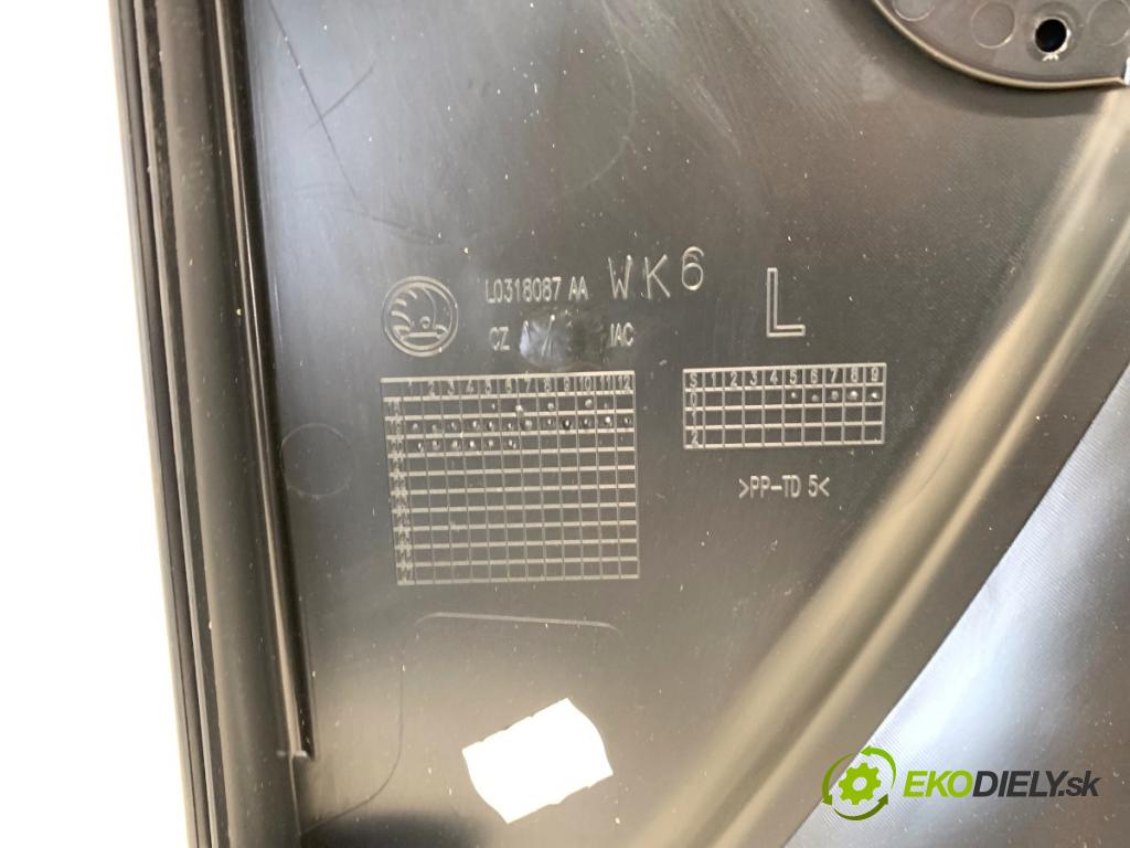 SKODA KAMIQ SUV 2020 110 kW 1.5 TSI 1495 čalúnenie Dvere ľavy predný 655867013AS
