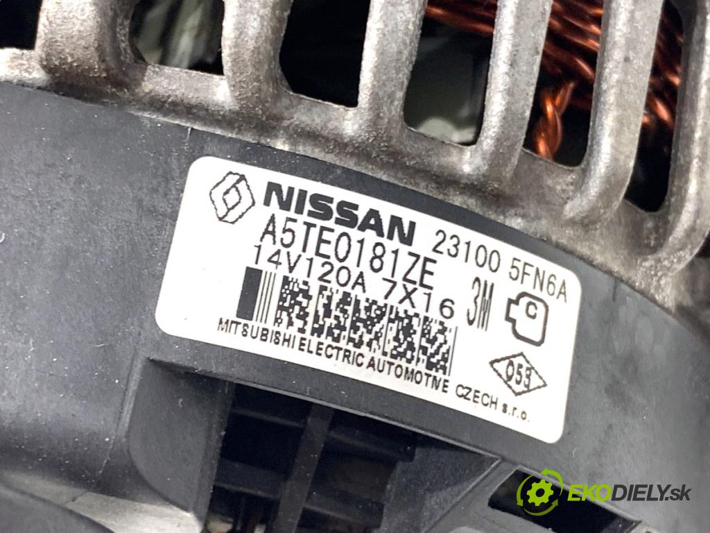 DACIA DUSTER SUV 2018 84 kW 1.6 SCe 115 (HMM1) 1598 Alternátor 231005FN6A (Alternátor)
