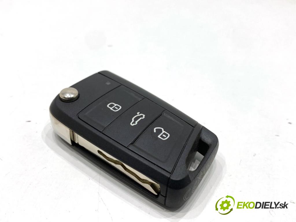 SKODA KAMIQ SUV 2025 110 kW 1.5 TSI 1495 kľúč DÁLKOVÝ: 654959752L
