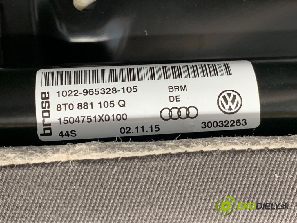 AUDI A5 8T coupe 2016 140 kW 2.0 TDI quattro 1968 Sedadlo ľavy predný S-LINE
