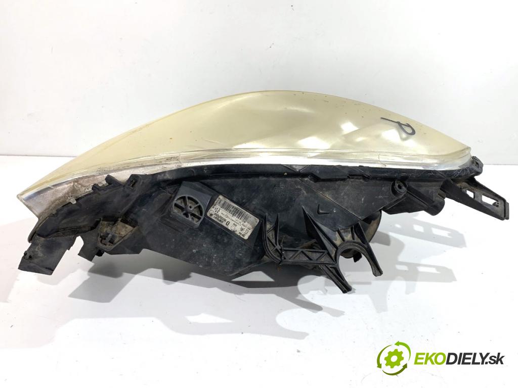 PEUGEOT PARTNER II Nadwozie pełne/minivan 2010 66 kW 1.6 HDi 16V 1560 Svetlomet pravy predný 9682829280